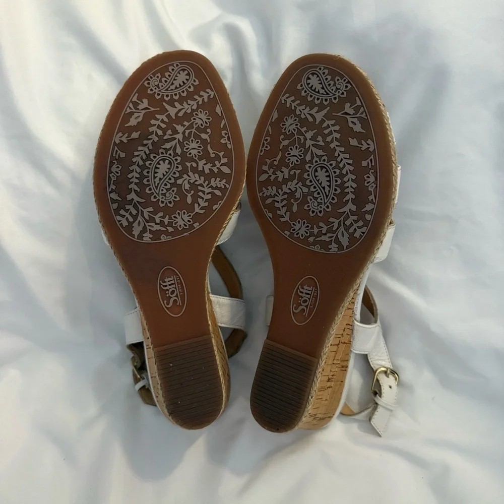 NWOT Söfft Norma Slingback Espadrille Platform Wedge Sandal